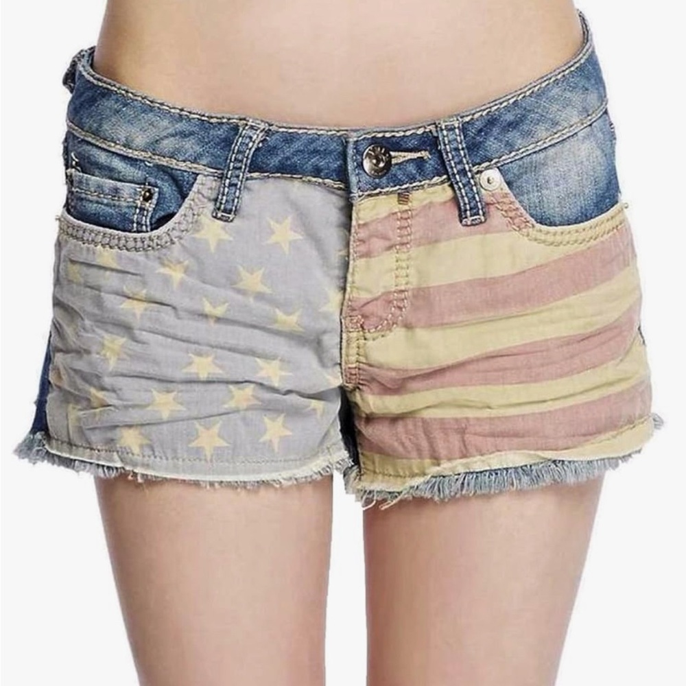 YMI Stars and Stripes Denim Size 1 Shorts